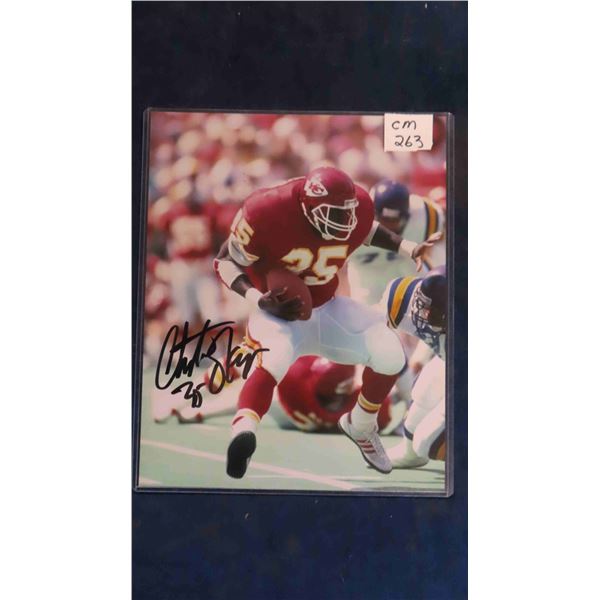 Christian Okoye KC Chiefs Signed 8" x 10" 