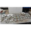 Image 8 : 100 pcs Royal Albert Silver Birch China ; Plates, Bread + Butter Plates, Cups, Saucers,
