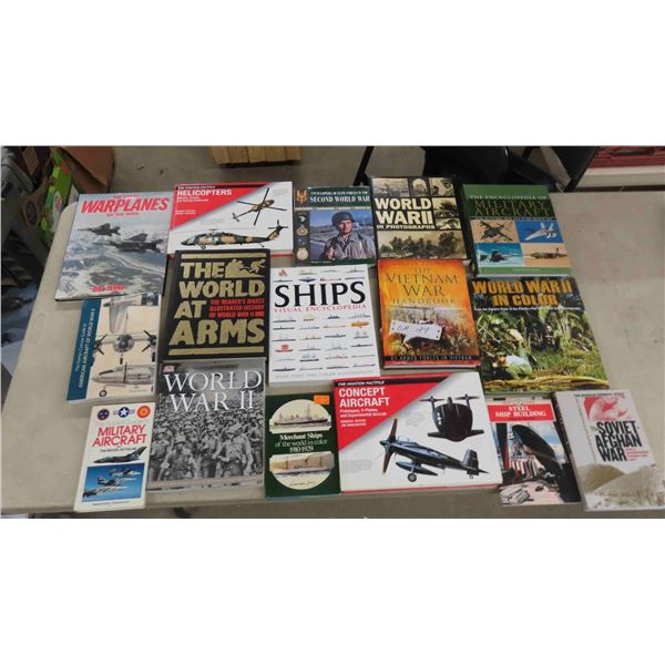 16 Books ; WWII , War Planes, Helicopters, Military Aircraft, plus more
