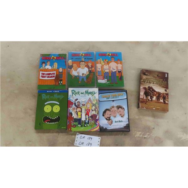 King of The Hill Season 1,2,3+ Trailer Park Boys, Rick + Morty Season 2,3 & Fighting 