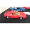 Image 2 : 5 Die Cast Cars - 1:24 Scale ; 67 Ford Mustang, Ferrian, 67 Corvette, Mach 1 Mustang