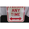 Image 3 : No Parking Metal Sign 12" x 18"