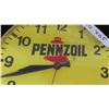 Image 2 : Pennzoil Clock - Plastic 12.5" Wide