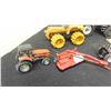 Image 5 : Massey Ferguson 4350 Die Cast Tractor 1:18 Scale & 7 More Smaller Tractors + 