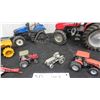 Image 6 : Massey Ferguson 4350 Die Cast Tractor 1:18 Scale & 7 More Smaller Tractors + 