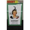 Image 1 : Export Cigarette Framed Advertisement 11" x 17" 