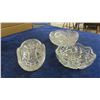 Image 5 : 5 pcs Crystal ; Vase, Serving Bowl, 2 Pc 21" Decorative Urn & 3 Pc Heavy Cut Crystal