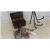 Image 1 : Guitar Stand, Various Musical Instruments, Wiring, Adapters/ Connectors