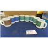 Image 2 : 8 Milk Glass Coffee Mugs