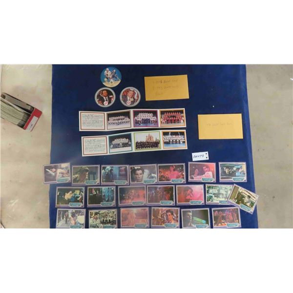 5 Kraft Hockey Cards 1990, 91, 93 + 20 Saturday Night Fever Cards