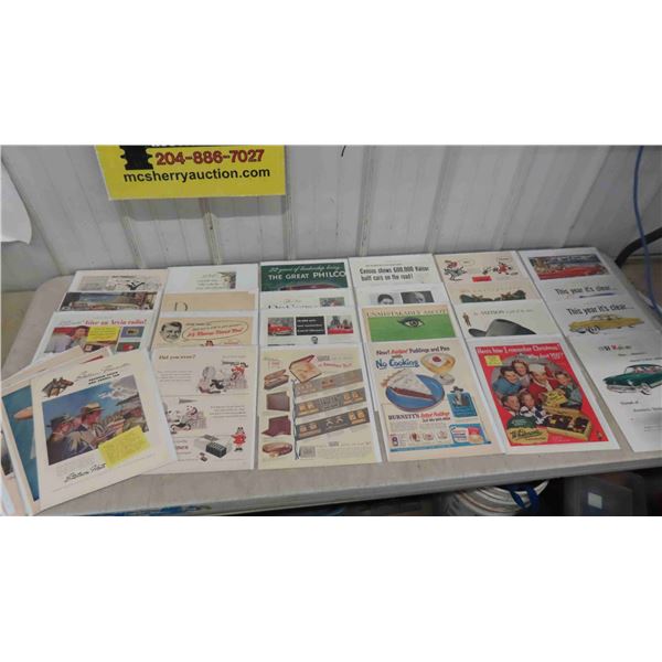 29 Life Magazine Advertisements - 1950s