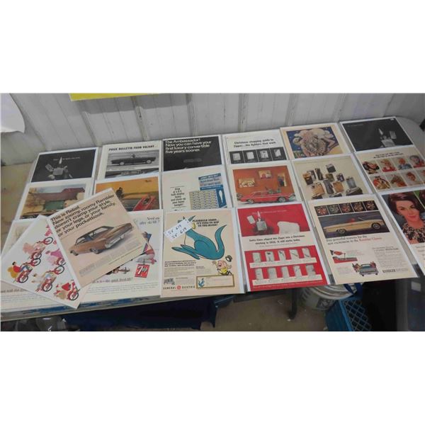 20 Life Magazines Advertisements from 1960s