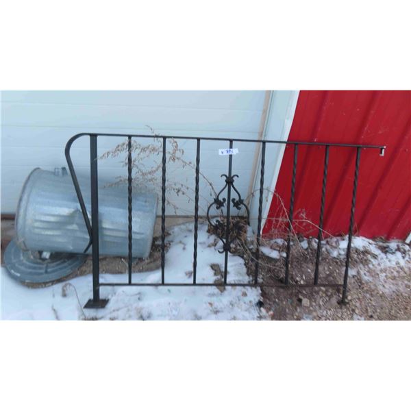 Wrought Iron Stair Rail 32" t x 60" l