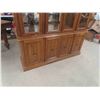 Image 5 : Oak China Cabinet - 2 pc 15" x 60" x 77" 