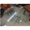 Image 2 : Chrome Base Glass Top Table 29" x 51"