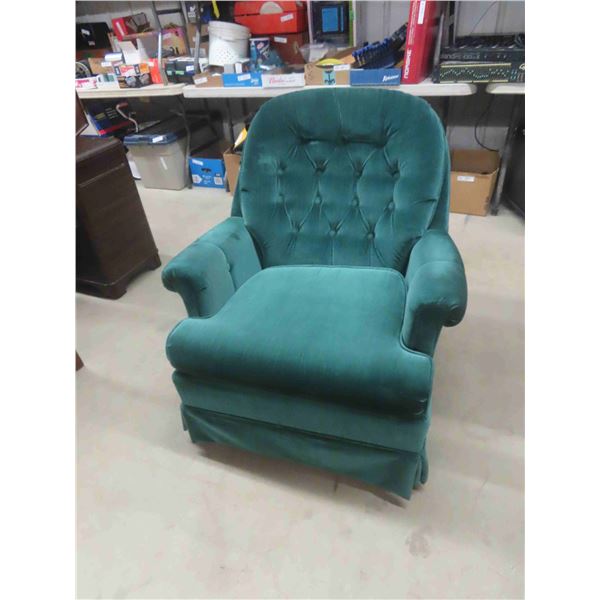 Living Room Button Back Swivel Chair