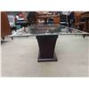 Image 3 : Modern Coffee Table with Glass Top 19" x 28" x 52" 