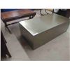 Image 1 : Stainless Steel Coffee Table 15" x 24" x 47" 
