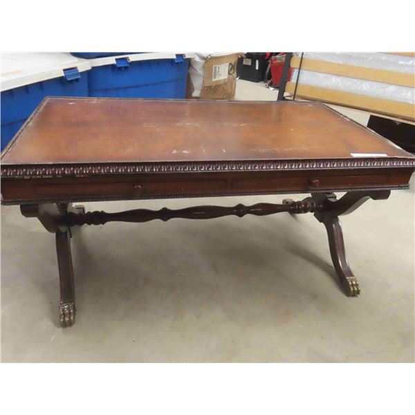Duncan Phyfe Coffee Table - Vintage 17" x 21" x 37" 