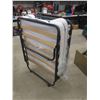 Image 1 : Roll Away Cot with Mattress - Never Slept On