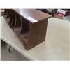 Image 2 : Desk Top Organizer - Wood 10" x 29.5" x up to 8" 
