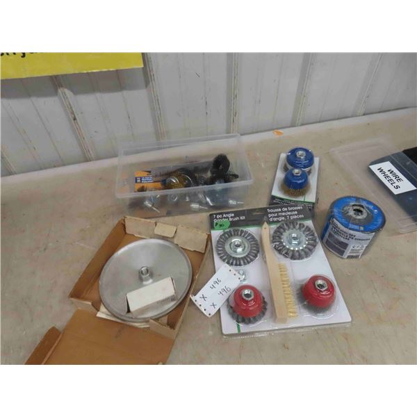 New Wire Wheels, Disc Sets, DeWalt Sander Discs