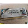 Image 4 : 2 Mortising Attachments, Broset Clamp, Hold Down Clamp, plus more