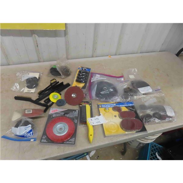 New Wire Brush, Stripping Disc + Wheel, Surface Prep Kit, Plus more
