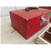 Image 3 :  3 Wooded Tool / Storage Box -Wood One Vintage with Nails - Biggest 11" x 13" x 14" 