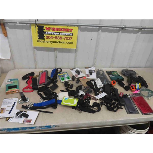 Quantity of Straps - some with Snap Hooks - Most New