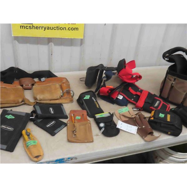 Good Tool Belts - Various Sizes ; Makita, Pro Paint, Husky, DeWalt, plus more