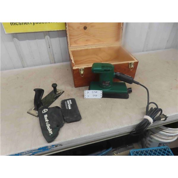 Craftsman Power Sander with Wooden Case