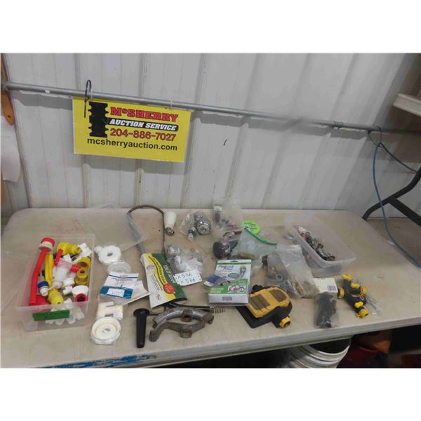 Plumbing Supplies ; Shower Heads, Taps, Controls, Flex Faucet, Pipe Bender, 