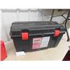 Image 4 : 2 Tool Boxes ; Poly Jobmate 13" x 14" x 27" & Mastercraft Metal 9"x 9" x 32" 