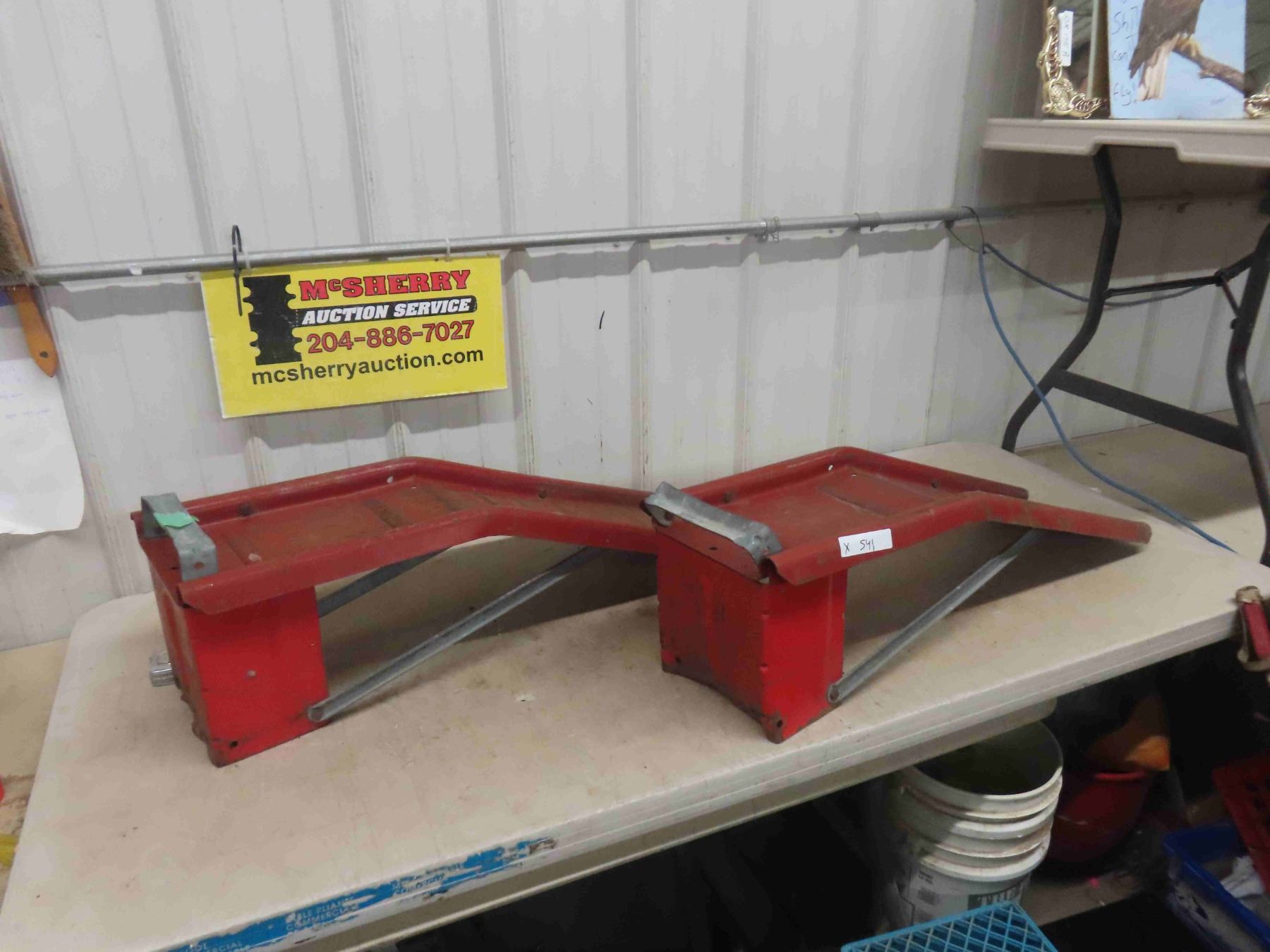 Set of Metal Car Ramps
