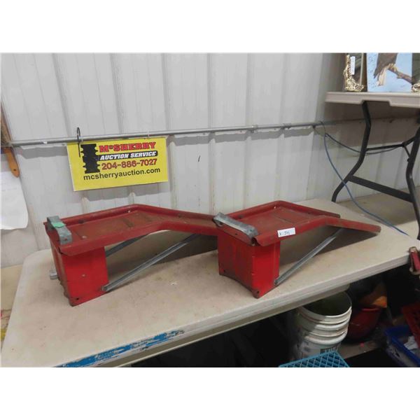 Set of Metal Car Ramps
