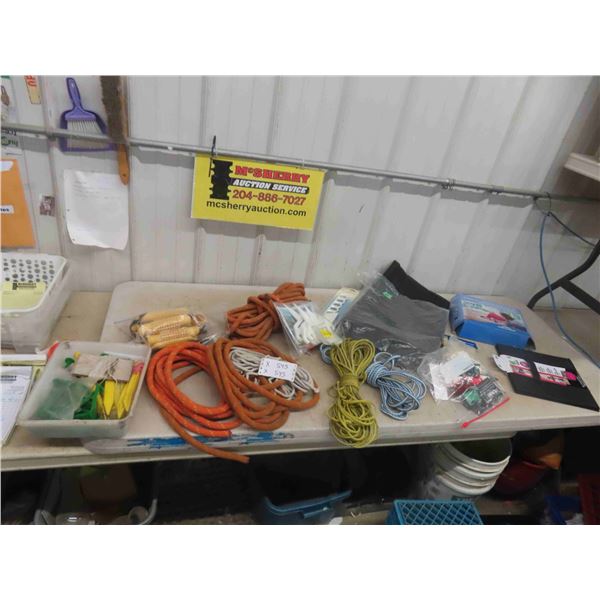 Nylon Rope, Tent Pegs, Tarp Clamp, Screen, Plus more