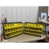 Image 1 : 3 Row 24 Port Bin Organizer (2) 12" x 23" x 31" 