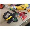 Image 2 : Drywall Aid Corner, Scrapers, Trowels, Chalk Hog, 100' Tape Measure, Measuring 