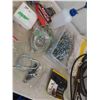 Image 4 : Mixture of Hardware, Garage Door Hardware, Braided Hose, Peg Board Hooks, 