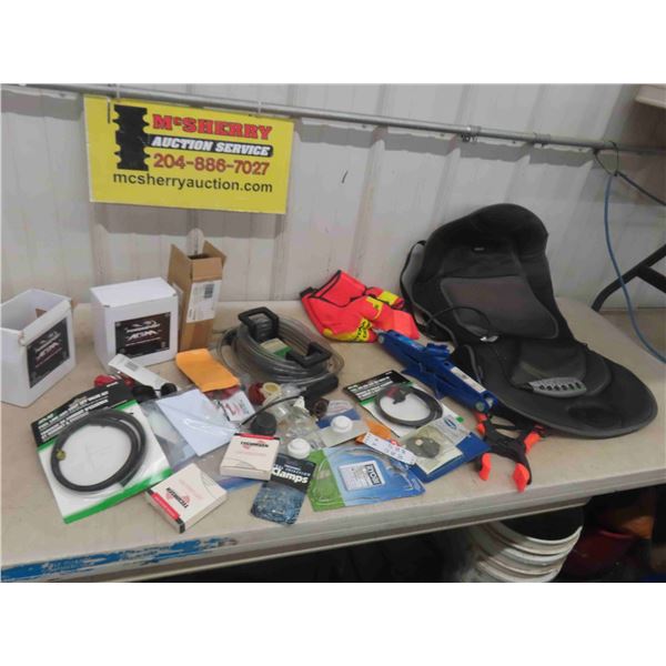 Obus Forme Massage Auto Seat, Car Screen tool, 3 Small Engine Batteries - 