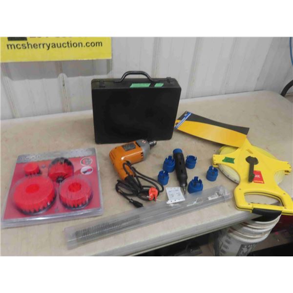 Black + Decker Drill - 3 amp, New 4pc Power Drill Brush Set, Wire Brushes, Wheel 