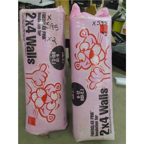 2 Bags of Insulation for 2'x 4' Walls - R 12