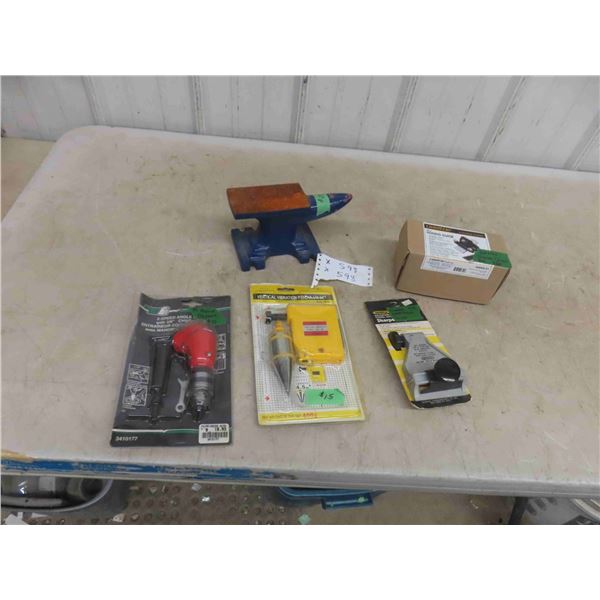 11lb Anvil, Sharpener Guide, Vertical Vibration Pendulum Set, 2 Speed Angle Grinder,