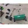 Image 1 : Lawn Crafter Model 10350 Fertilizer Spreader & 4 Wheel Chasis for Wagon