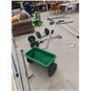 Image 2 : Lawn Crafter Model 10350 Fertilizer Spreader & 4 Wheel Chasis for Wagon
