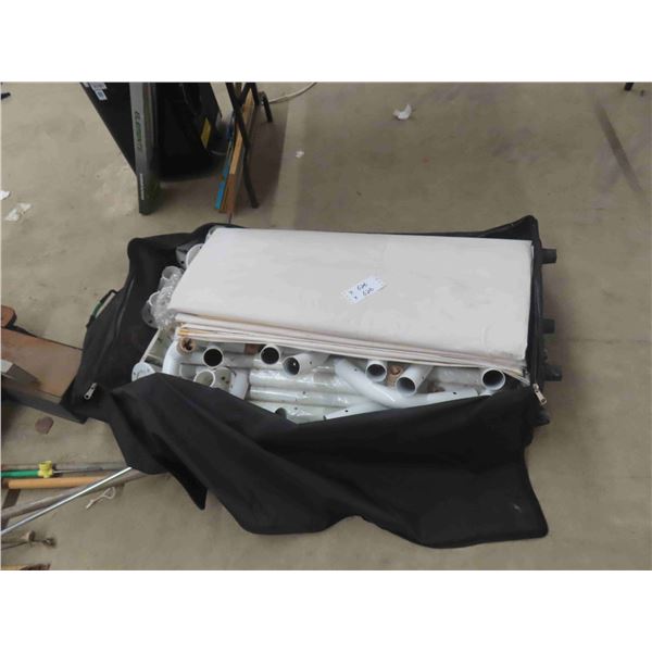 Shelter Logic in Portable Bag Frame + Tarp - looks like car port or commercial trade