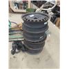 Image 1 : (4) 5 Hole Rims - Matching