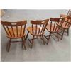 Image 8 : 6 Matching Wooden Kitchen Chairs