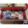 Image 4 : Metal Tool Box 9" x 13" x 19"  Full of Trailer Wiring +  Electrical Items